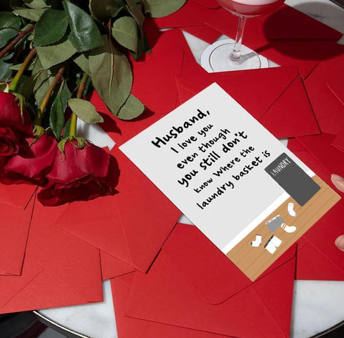 Ygyhiey Mommy Valentines Day Card Gifts for Husband,Husband Valentines Card,Special Valentine's Day Cards for Him,Sweet