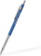 Pacific Arc 2mm Gravity Fed Lead Holder and Lead Sharpener, Blue Drafting Pencil for Drawing & Sketching