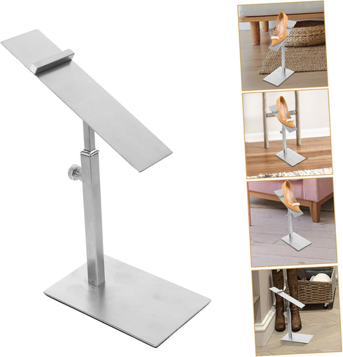 Closet PRETYZOOM Adjustable Height Metal Shoe Rack Shoes Rack for Entryway Store Stainless Steel Holder