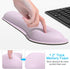 Dapesuom Keyboard Wrist Rest Set - Cute PU Wrist Pad for Computer Keyboard and Mouse Pad, Queen Pink
