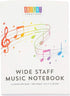 Bright Creations Music Composition Notebooks, 3 Pack, Manuscript Staff Paper, 50 Sheets