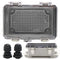 MAKERELE Waterproof ABS Plastic Electrical Boxes, Hinged Shell Outdoor Project Enclosure with Transparent Cover