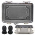 MAKERELE Waterproof ABS Plastic Electrical Boxes, Hinged Shell Outdoor Project Enclosure with Transparent Cover