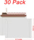 Rigid Mailers 30 Pack | 9.5 x 12.5 inches | White Self Seal Stay Flat | Bulk Cardboard Kraft No Bend Mailers