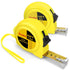 2 Packs Tape Measure 25 ft / 16 ft, Esydon Measuring Tape Extendable, Self-Locking Tape Measurer, Easy Read