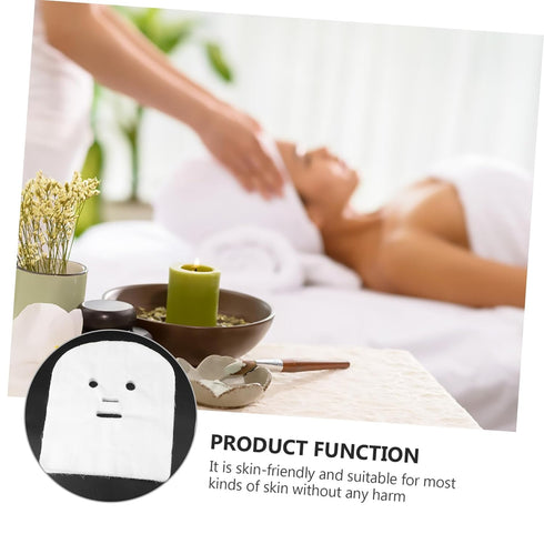100pcs NOLITOY Professional Beauty Salon Gauze Dedicated Seaweed Mask Slices Eco-friendly Hypoallergenic Soft