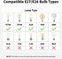 6 E26/E27 IP44 FIRMERST FT Hanging Lantern Pendant Light Cord with Socket, Waterproof, Ideal for Indoor/Outdoor Use