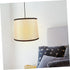 HAKIDZEL Round Replacement Lamp Shade for Floor Lamp Black-edged Cloth Cover with Top and Bottom for Bedroom and Home