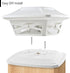 Davinci Lighting Flexfit Solar Outdoor Post Cap Lights, Bright LED Light, Includes Bases for 4x4 5x5 6x6 Wooden Posts