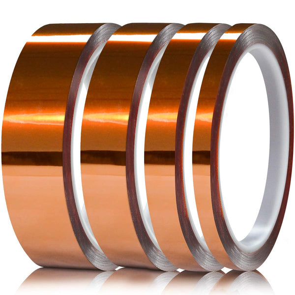 Heat Resistant Tape, Kapton Tape, Polyimide Film Tape for PCB Masking, Battery Wrapping, Electrical Tasks