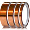Heat Resistant Tape, Kapton Tape, Polyimide Film Tape for PCB Masking, Battery Wrapping, Electrical Tasks