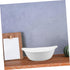 VICASKY Portable Oval Face Wash Basin - Stackable Cleaning Tub for Home and Salon