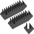 20 Pcs Black Hurricane Tie - Thickness 2.2mm (13 Gauge) Joist Hangers for Roofing Trusses Wood Timber Connectors