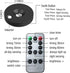 EUIOKUN 3Pack Dimmable&Timer LED Picture Lights for Wall Rechargeable Battery Picture Frame Light with Remote Wireless