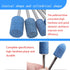 100 Pcs Rotary Grinding Stones - 1/8 Inch Shank Abrasive Mounted Sharpening Bits for Dremel