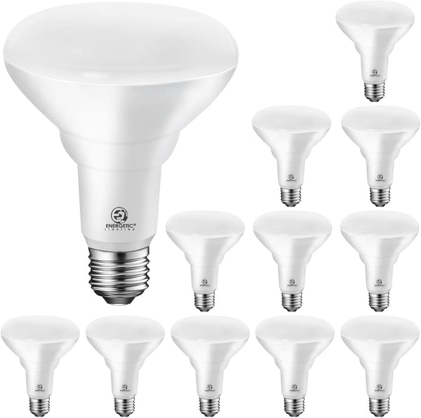Energetic LED Flood Light Bulbs BR30 Indoor, 65W Equivalent, Dimmable, Daylight 5000K,