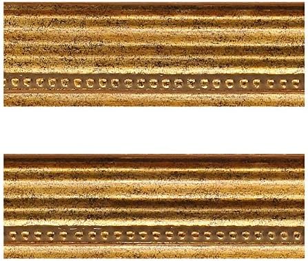 Hygloss Products Gold Frame Die-Cut Bulletin Board Border, 3 x 36 Inch, 12 Pack