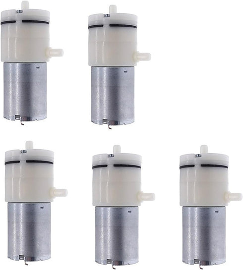 GDBGJPKM 5PCS 370 Mini Air Pump (3.7V/6V/12V) Electric Micro Vacuum Booster Motor for