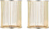 Pen Holder, Wire Metal Pencil Holder, Decorative Desk Storage Organizer for Stationery and Accessories (Gold 1, 2-PACK)