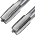 uxcell 2pcs Metric Hand Tap Set, M16 x 2 Taper/Plug Thread Screw Taps, High Speed Steel Tapping Tool Kit