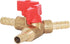 Joywayus 5/16" Hose Barb - Y Shaped Type 3 Way Union Intersection/Split Brass Shut Off Ball Valve Fitting