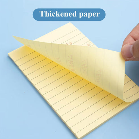 M&G 8 Pack Lined Sticky Notes, 3.4 X 5 inch, 320 Sheets Large Ruled Post Stickies for Office and School