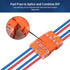 JINHconnect 18pcs 2/3 24-13 Lever Wire Connectors, Ports Electrical Splicing Compact Nuts Connectors Kit for Wiring