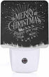 Jahiona LED Night Light Lamp with Smart Sensor Dusk to Dawn Sensor,Merry Christmas