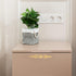 Toddmomy Brass Double Cabinet Handle Decorative Metal Drawer Pull for Dresser Kitchen Wardrobe Shoe Wine and Bedside