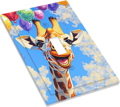 Sturin 1 3X5 Fun Giraffe Wall Plate Light Switch Cover Gang Single Toggle Toggle Switch Art Plates