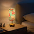 MOOCG 3 Dimmable Watermelon Ice Cream Touch Control Table Lamp with Fabric Shade, Color Temperatures LED Desk Lamp, Eye