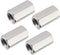 uxcell M8 x 1.25-Pitch 24mm Length 304 Stainless Steel Metric Hex Coupling Nut, 4pcs