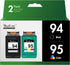 Valuetoner Remanufactured Ink Cartridges for HP 94 & 95 C9354BN C8765WN C8766WN for Officejet & Deskjet Printers - 2