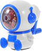SEWACC Hand Crank Pencil Sharpener - Cartoon Astronaut Spaceman Shaped Manual Sharpener for Colored Pencils