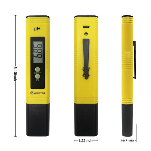 Digital PH Meter for Water, PH Pen Meter with ATC, Tester for Drinking Water, Hydroponic, Aquarium, Swimming Pool