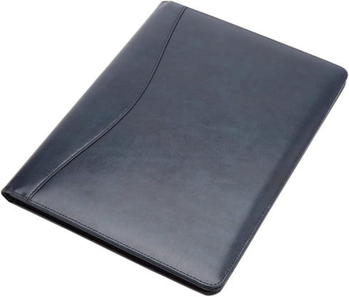 Royce Leather Aristo Genuine Leather Padfolio in Navy