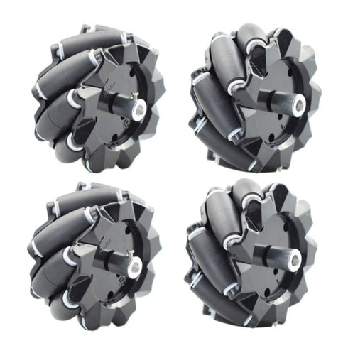 Moebius 80mm High Hardness Plastic Mecanum Wheel Omni-Directional Smart Robot Car with 6mm