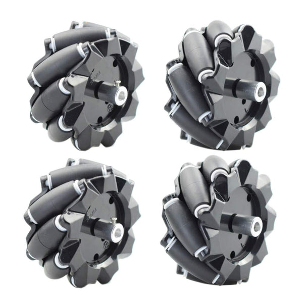 Moebius 80mm High Hardness Plastic Mecanum Wheel Omni-Directional Smart Robot Car with 6mm