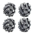 Moebius 80mm High Hardness Plastic Mecanum Wheel Omni-Directional Smart Robot Car with 6mm