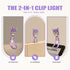 Dimmable Rechargeable Kids Book Light, Cute Bookmark Reading Light for Kids, Portable LED Book Light for Reading
