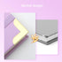 Hardcover Spiral Notebook, College Ruled A5 Small Notebook, 5x7, 160 Pages for Work Aesthetic Note Taking, Purple