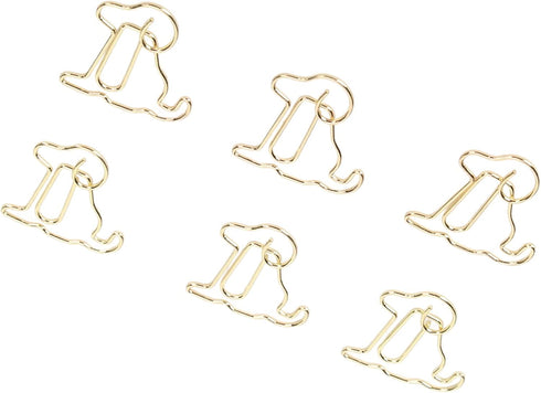 Dog Paper Clips - 100pcs Puppy Design Bookmarks, Cute Paper Clips with Storage Box for Office School Organizing Supplies
