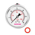 0-30psi/kpa Glycerin Filled Pressure Gauge, 2-1/2" Dial Size, Stainless Steel Case, 1/4" NPT
