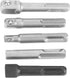 Fafeicy Socket Wrench Adapter, 3PC SDS Plus Steel Socket Adapter Electric Tool Accessories