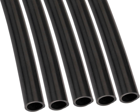 XRMXF 5/8" 3/4" 16FT (5/8" 3/4") Silicone Tubing ID OD, Black Food-Grade Flexible Hose, High Temp Resistant Pure