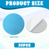 Josojoou 20Pcs Under Cabinet Lights Magnetic Stickys, Replacement Magnetic Strips with Adhesive Backing, Lighting