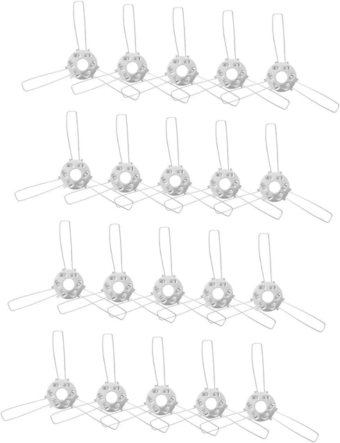 20 Pieces Lampshade Spring Clips Light Fixtures DIY Fixing Spring Clip Clamp