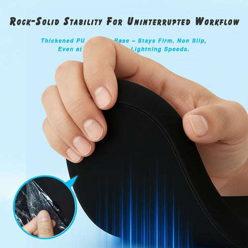 Set (03White) Ergonomic Wrist Rest for Keyboard and Mouse | Cooling Gel & Slow-Rebound Memory Foam Palm Support Pad |