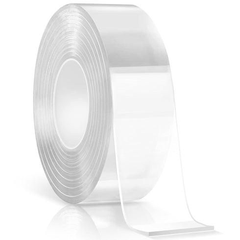 Double Sided Heavy Duty Tape - Removable Wall Tape for Home Office Decor, DIY Projects, 9.85FT