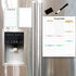 Cleaning Checklist Dry Erase Magnetic Whiteboard for Refrigerator, Daily, Weekly, Monthly Chores Planner for Adults